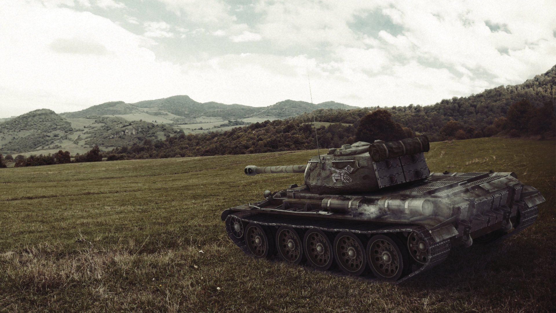 world of tanks the t-44 at wot tanks tank hills field