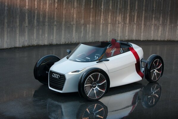 Coche de regalo Audi con arco