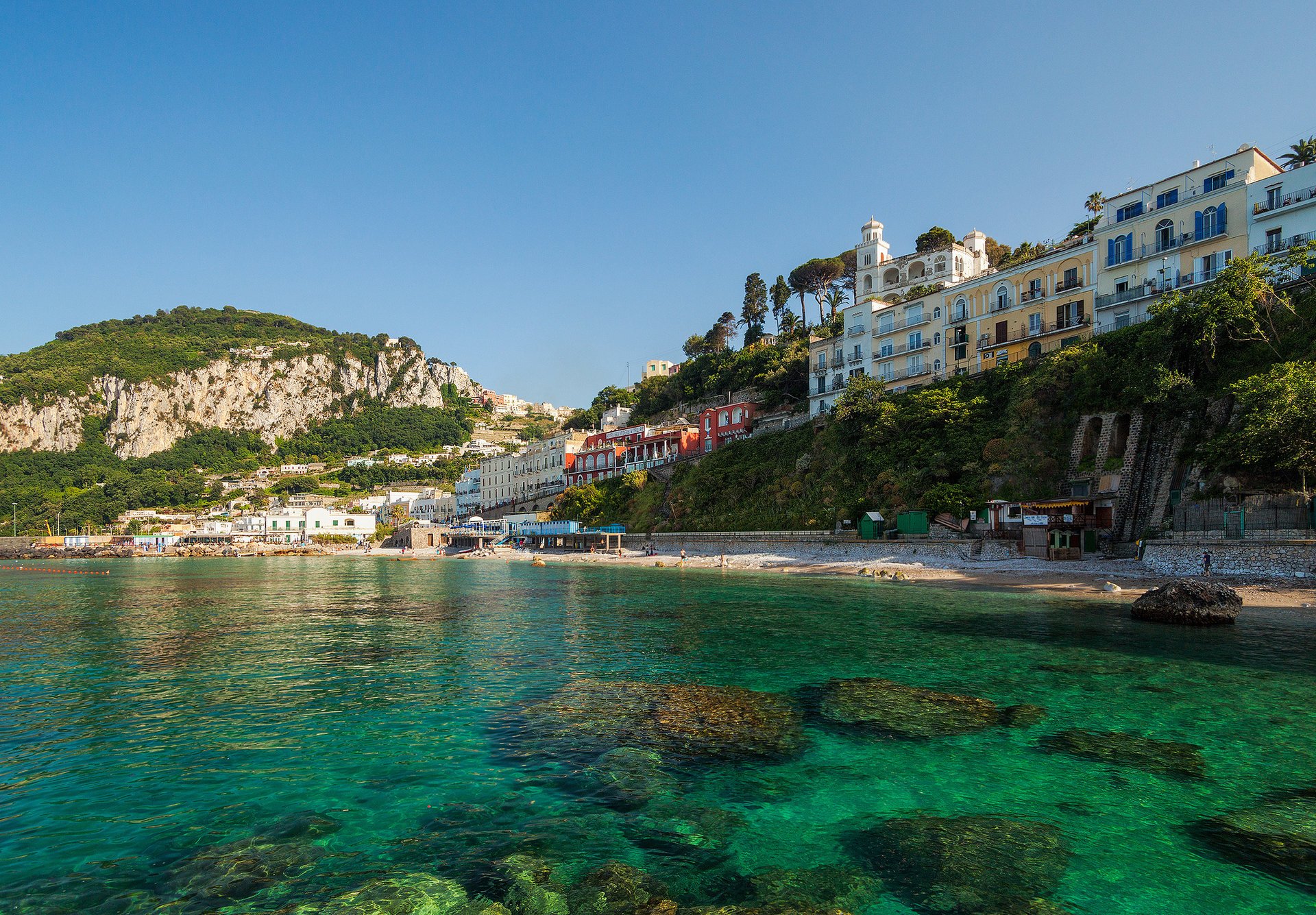 anacapri anacapri capri capri porto marina grande isla ciudad italy