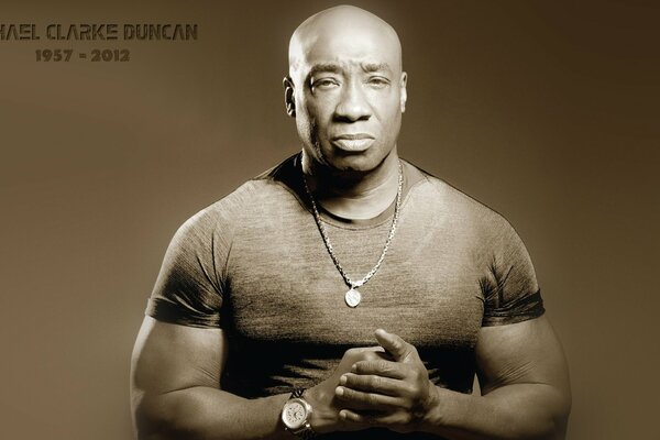 El actor Michael Clark Duncan