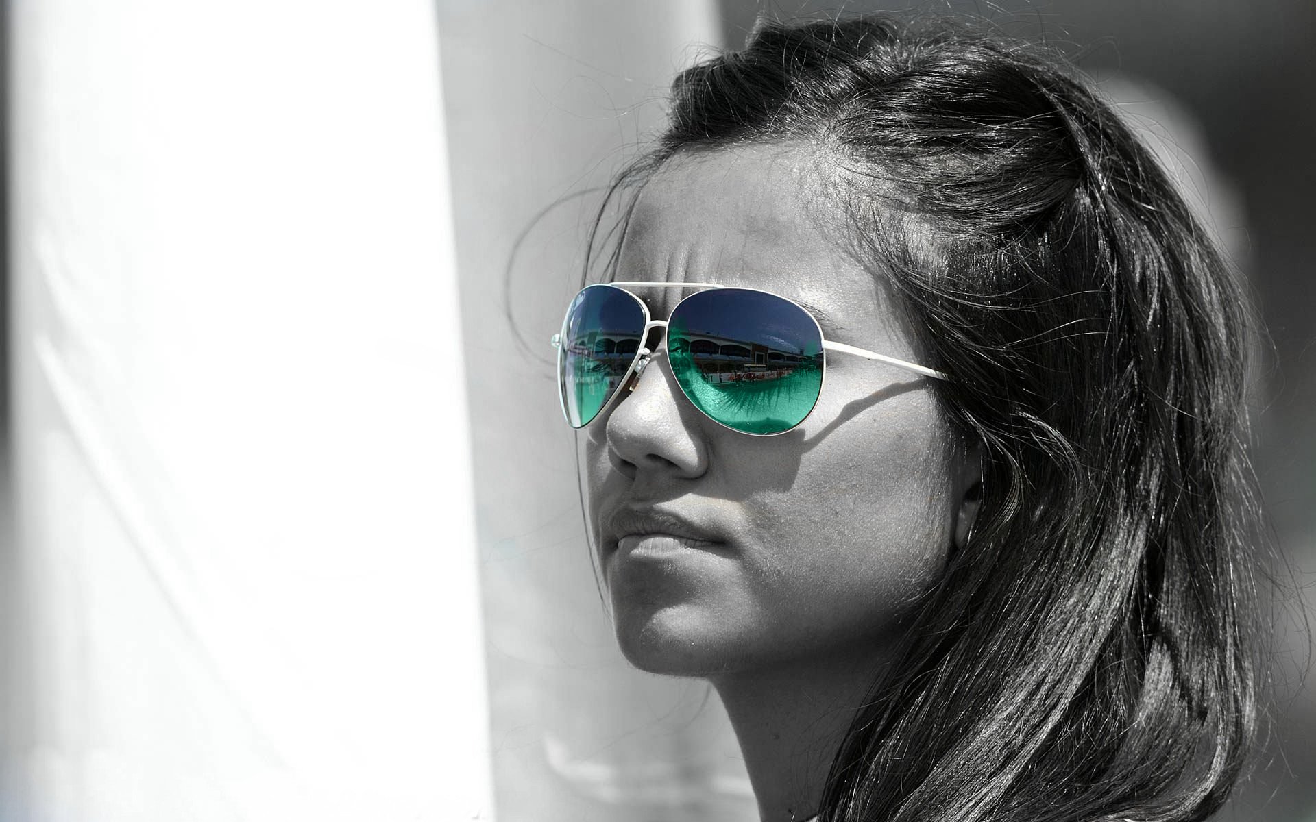 black white colorful sunglasse