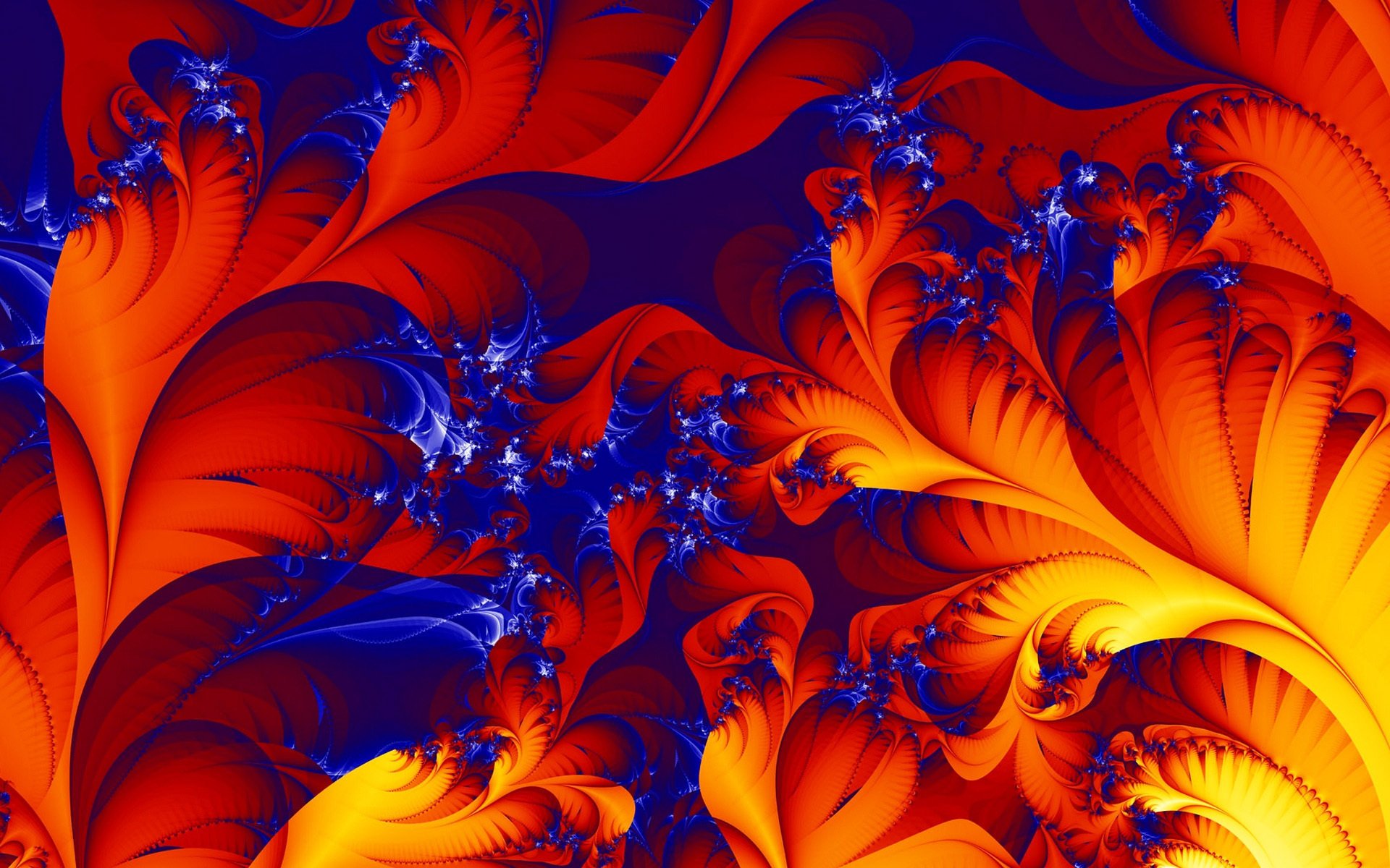 mandelbrot frattale linee vortici