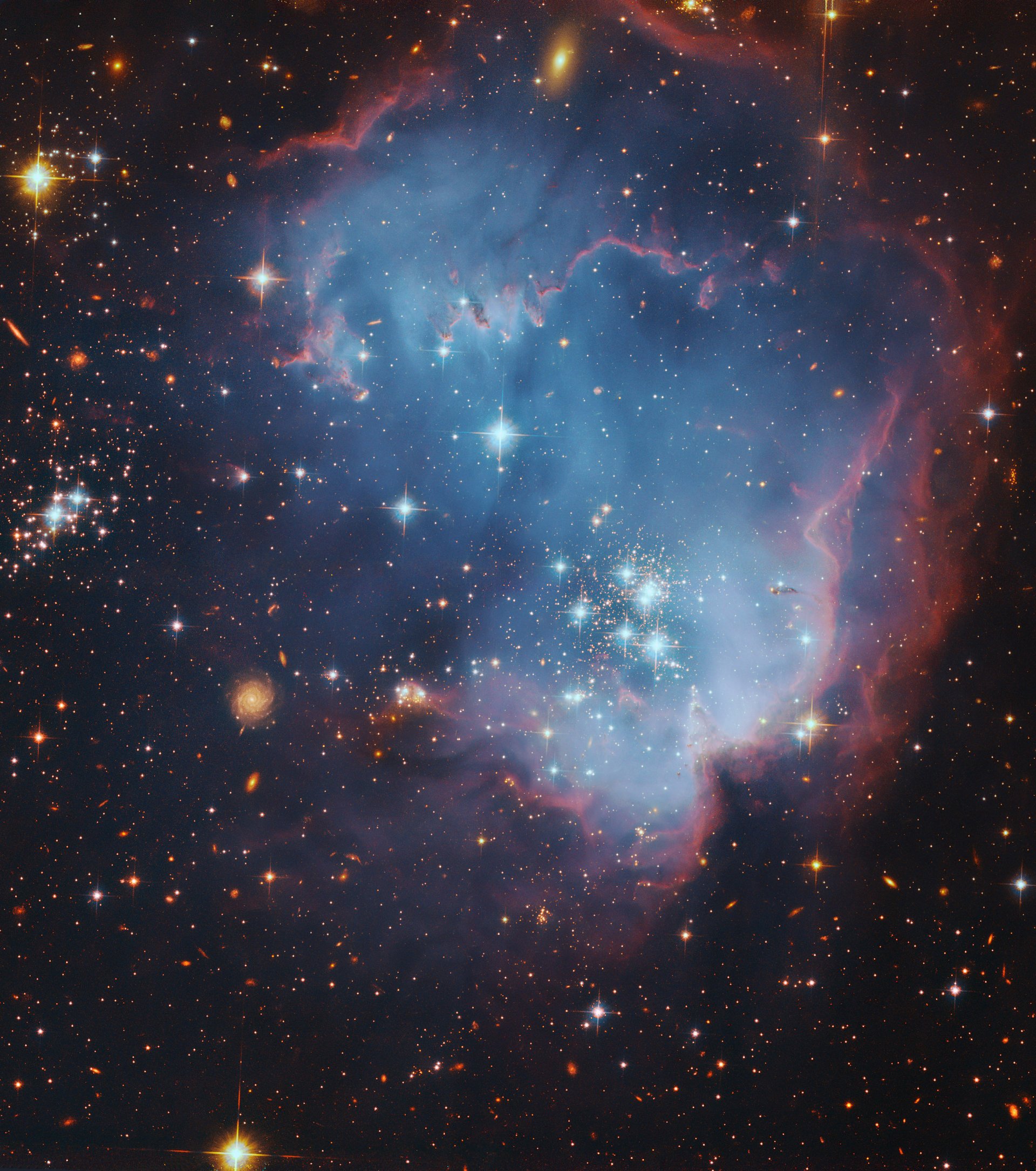 espacio galaxias estrellas nebulosa