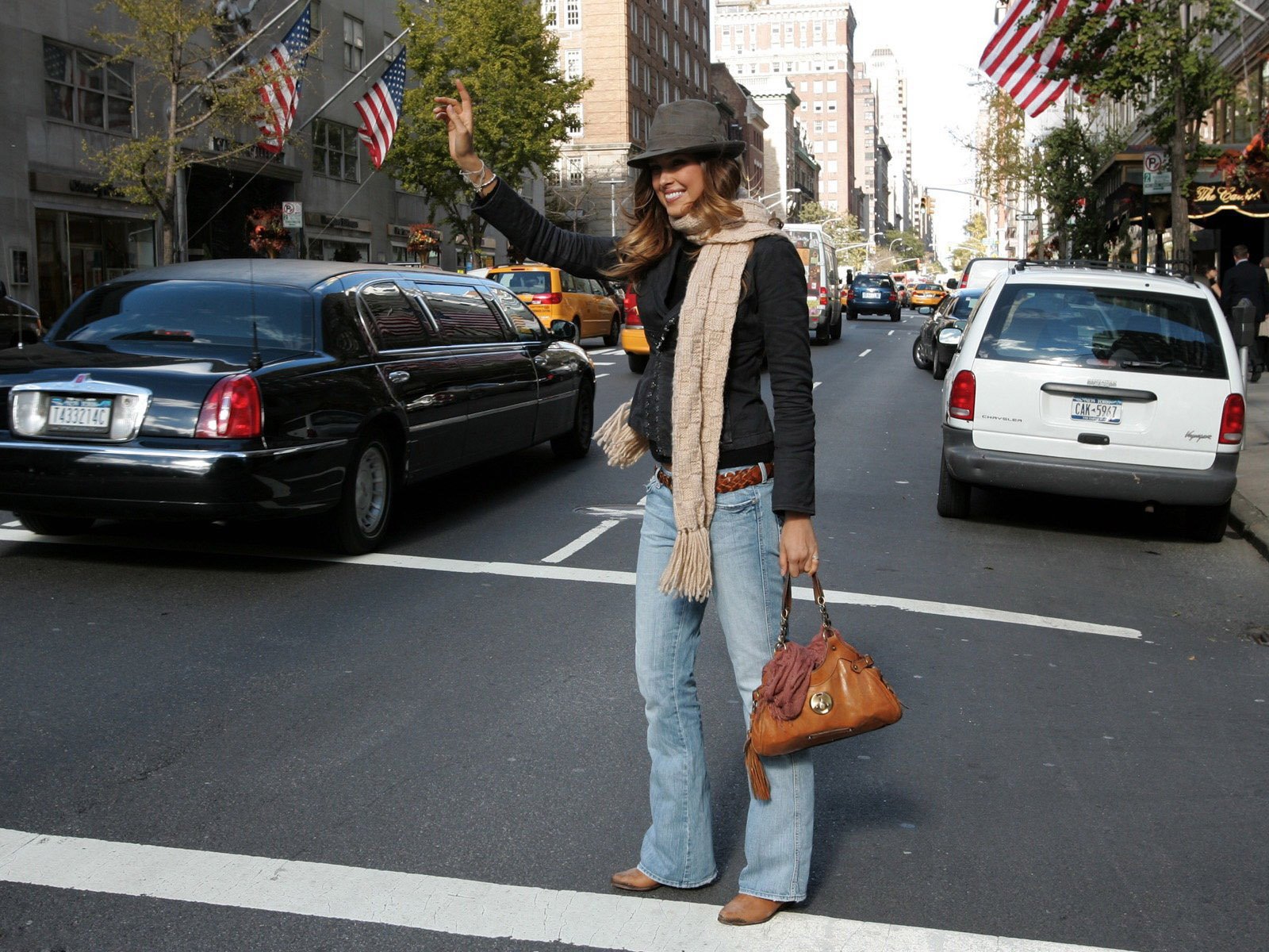 ragazza new york stati uniti strada strada