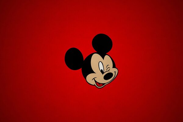 Mickey-Mouse-Logo aus Kinder-Cartoons