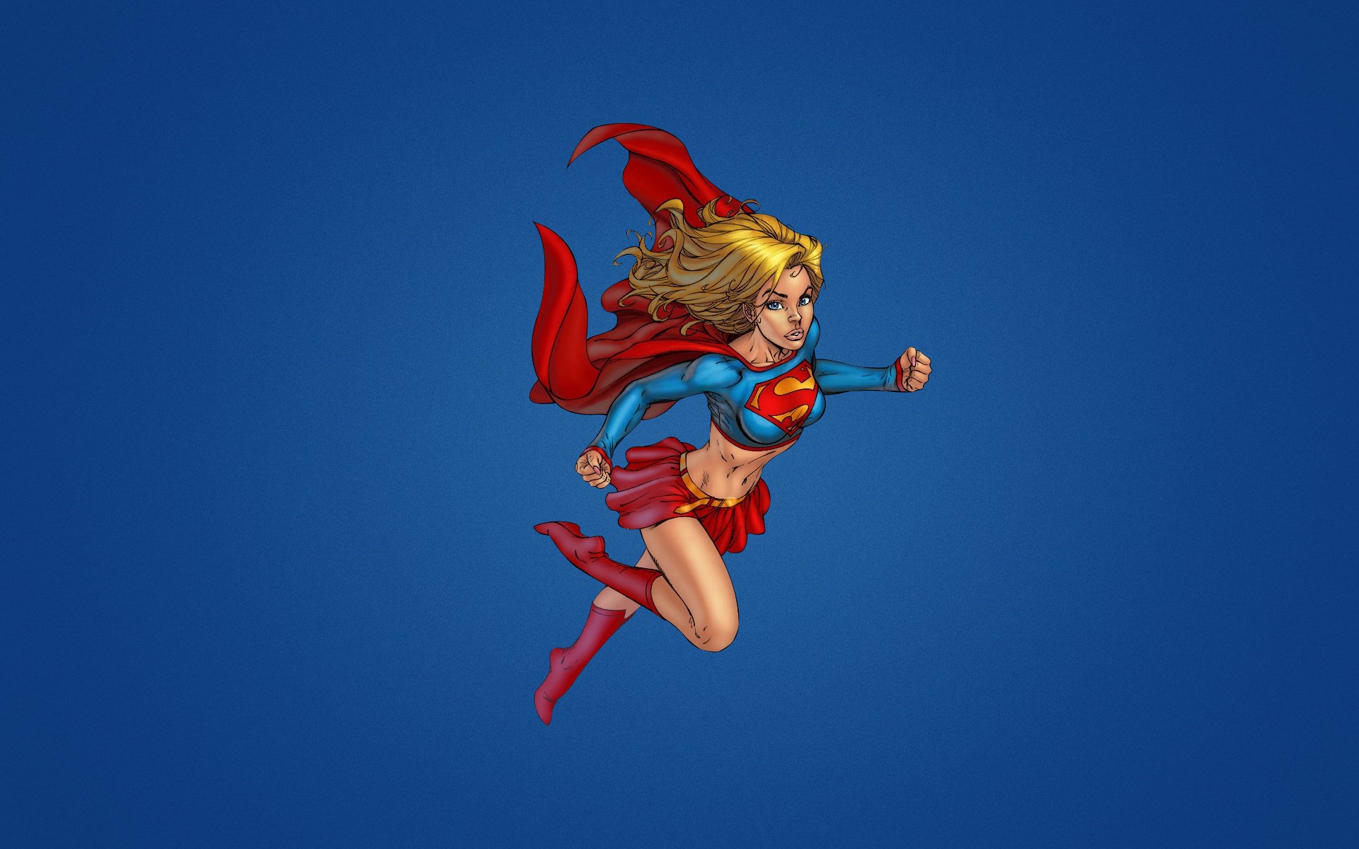 supergirl supergirl supergirl płaszcz niebieskie tło