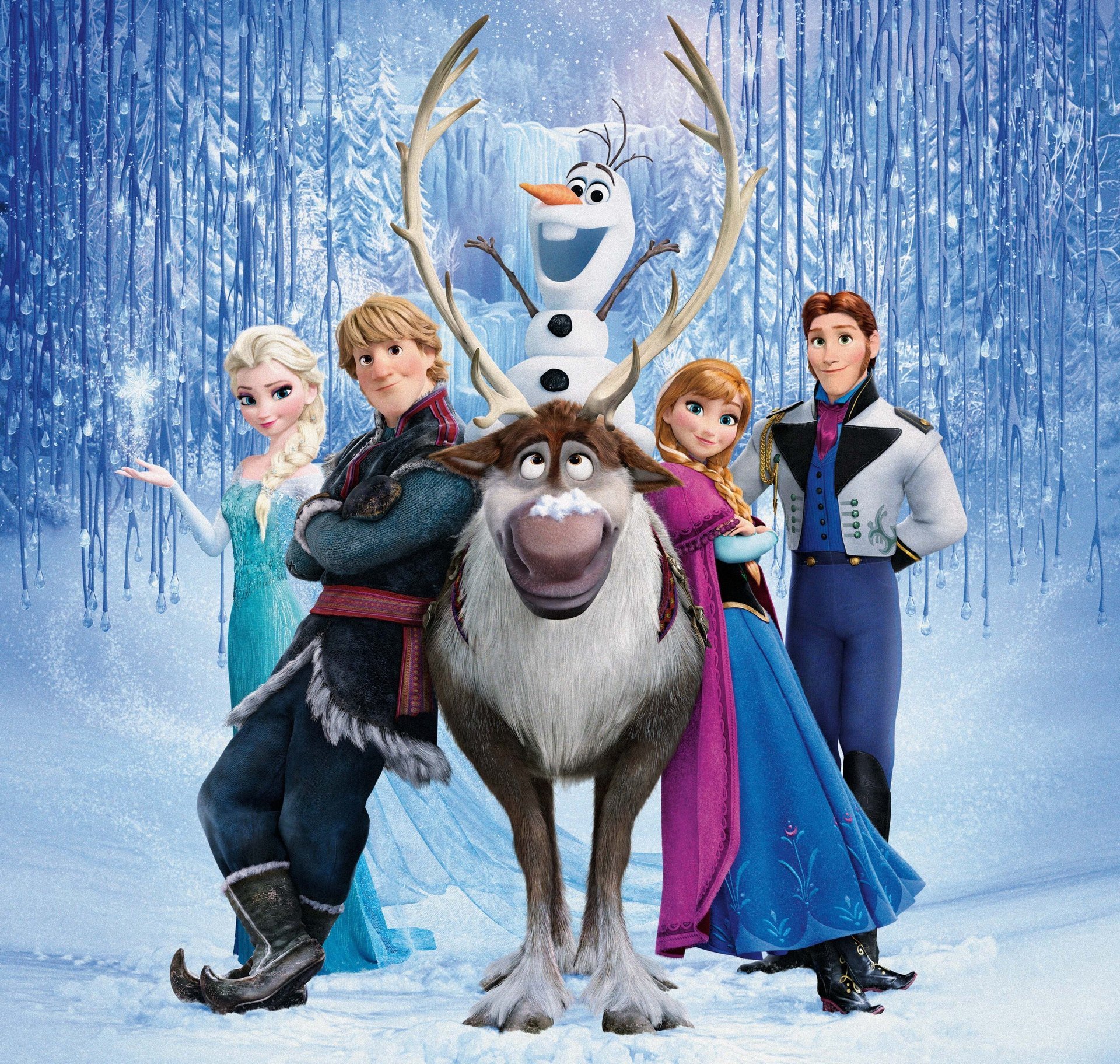 hans olaf kristoff elsa arendelle frozen anna 2013 walt disney sven