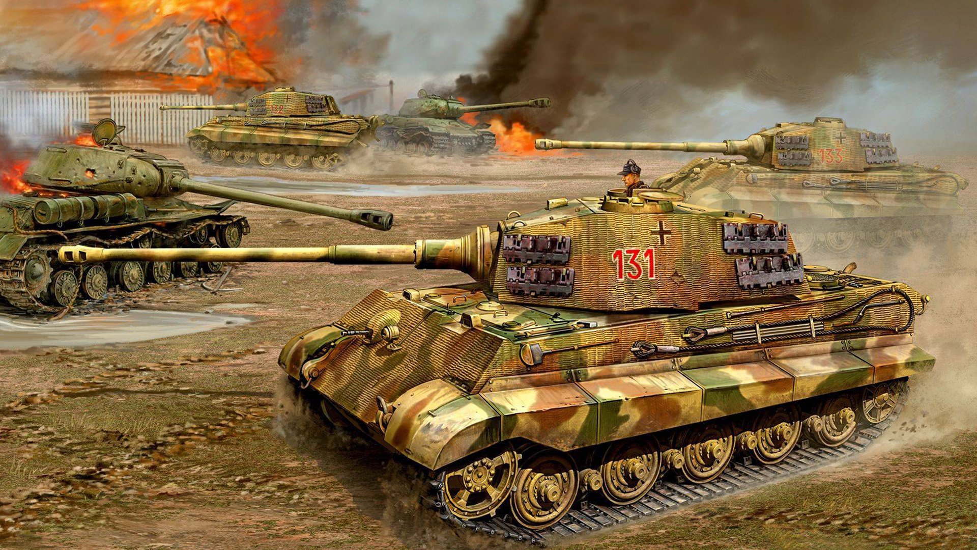 tanque pesado tiger ii flames of war panzerkampfwagen vi tiger ii