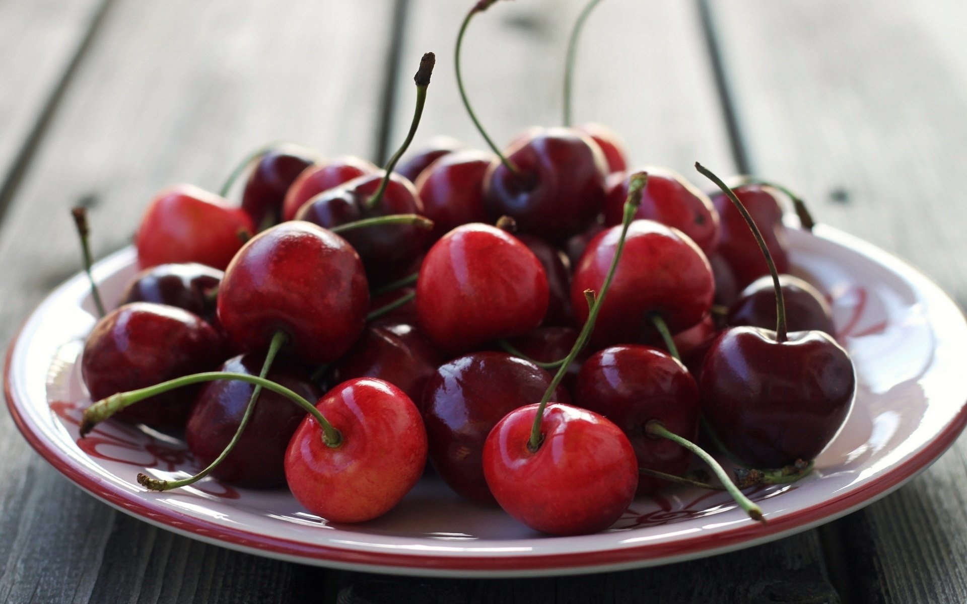 cherry berry cherry background wallpaper plate food