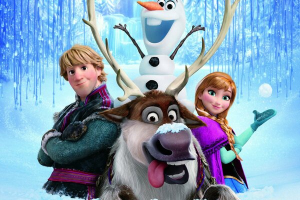 Cold heart sven olaf kristoff arendelle 2013 walt disney anna frozen