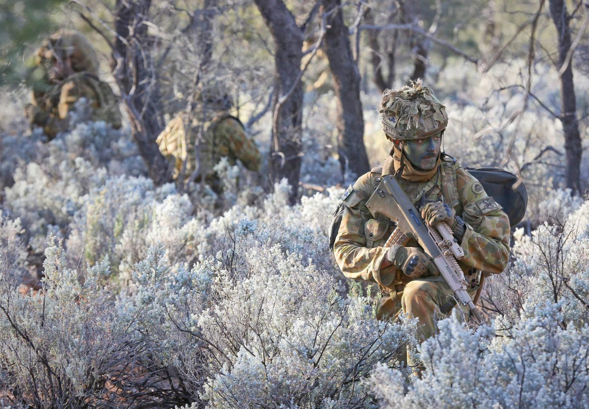 ejército australiano armas soldados