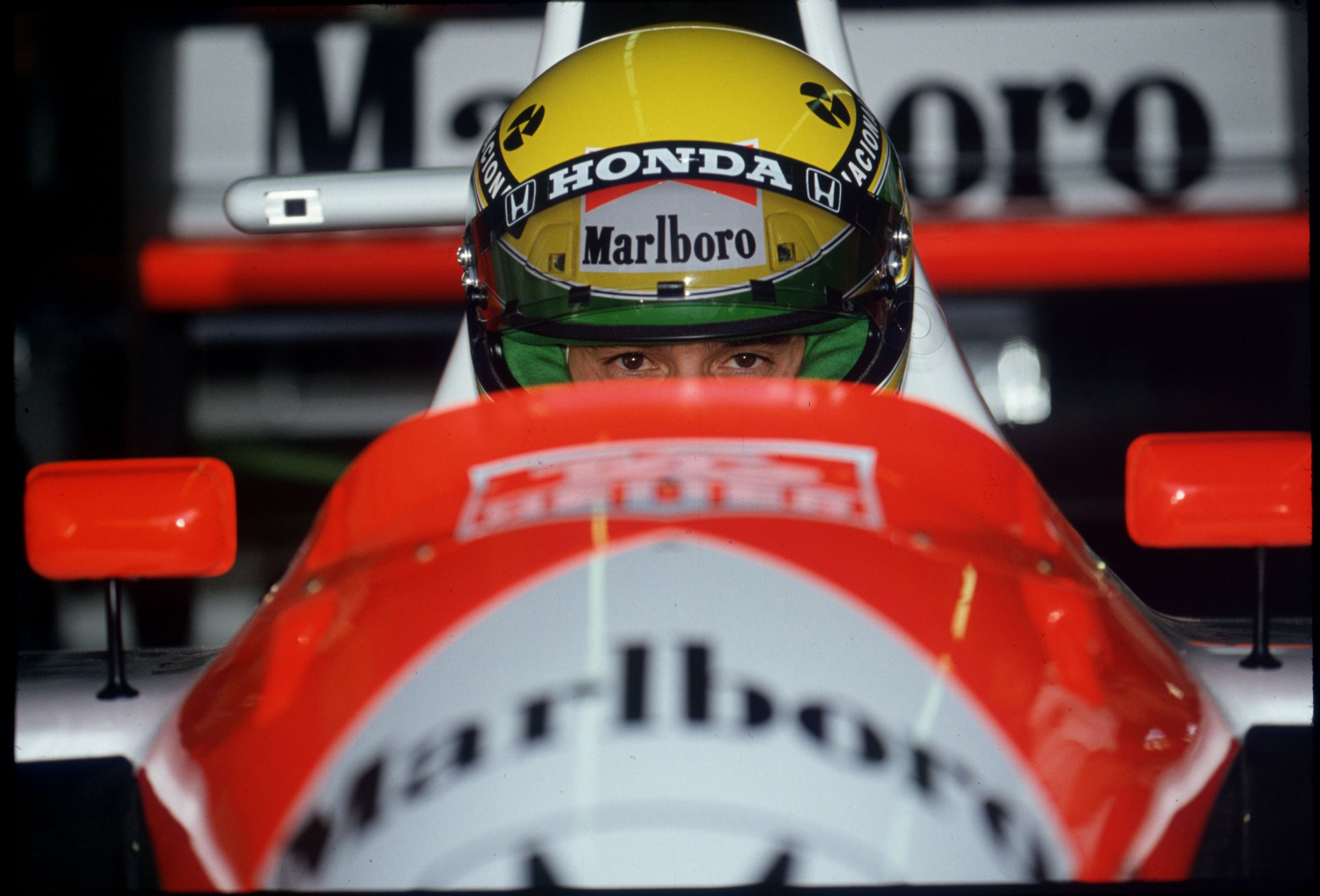 ayrton senna senna ayrton gran piloto rain man fórmula uno f1 mclaren 1991 estados unidos phoenix gp