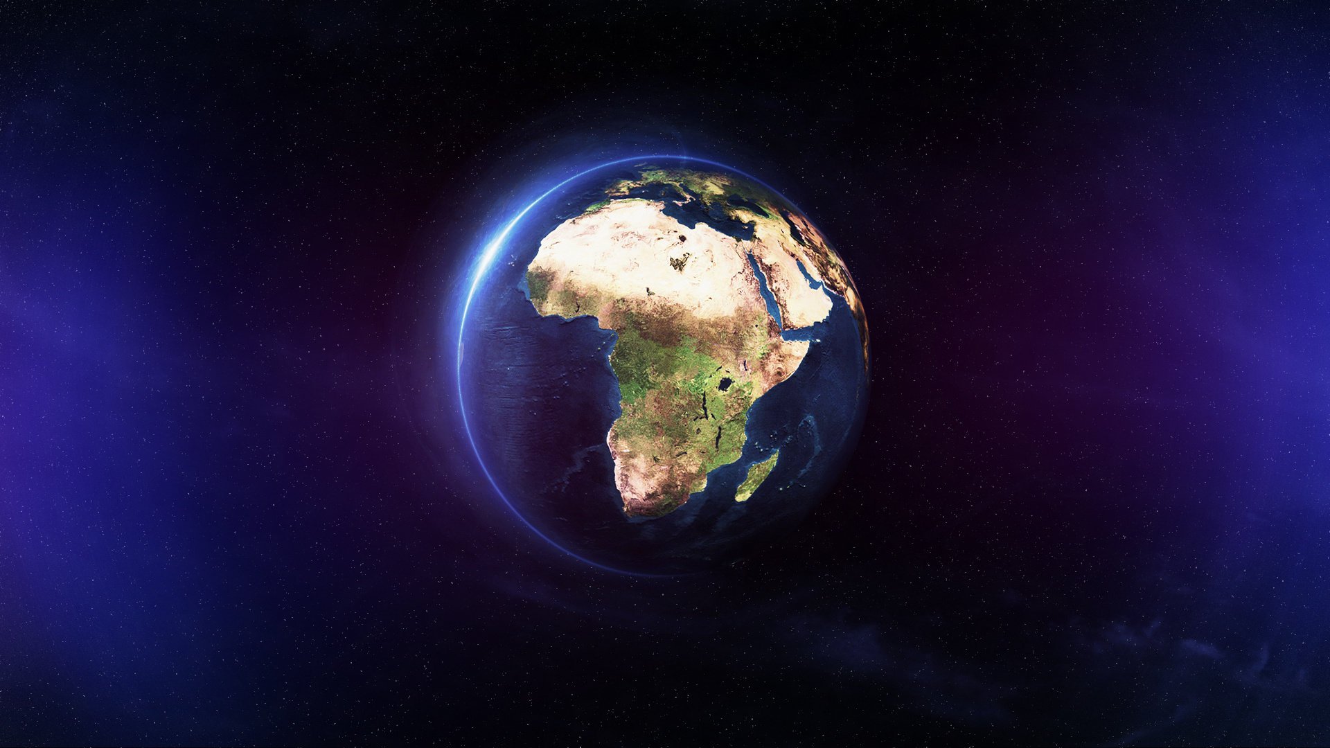 planet earth ocean land africa