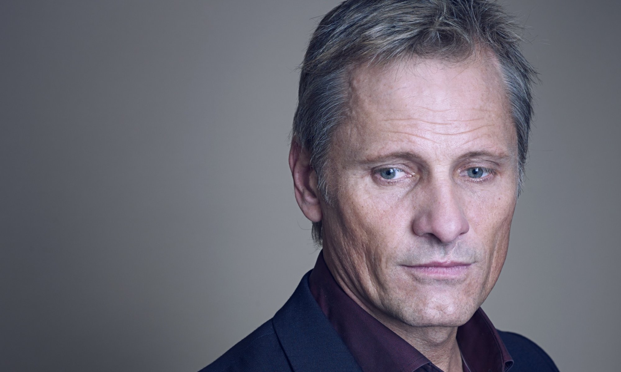 viggo mortensen actor face portrait