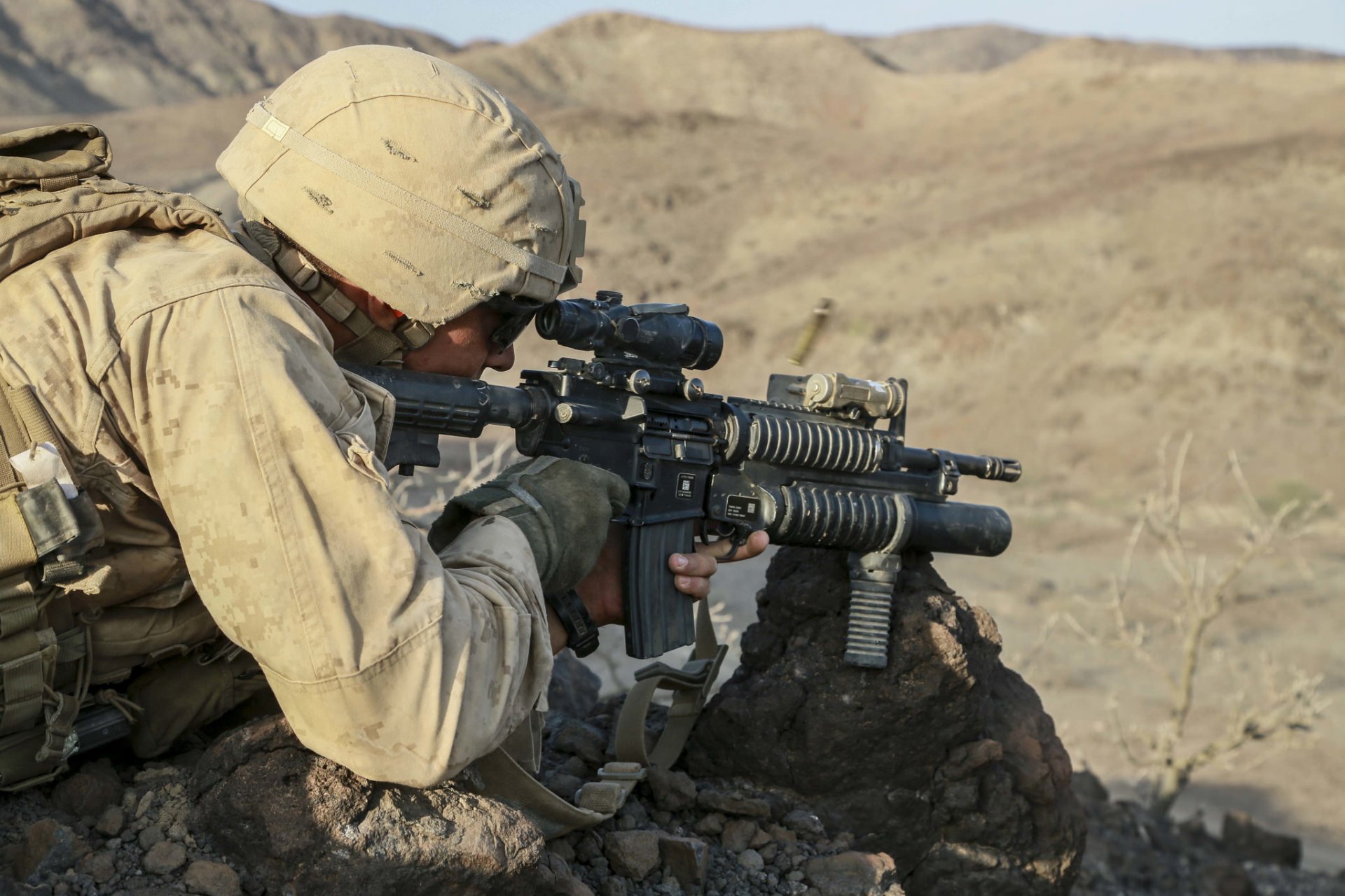 us marine corps soldat waffe