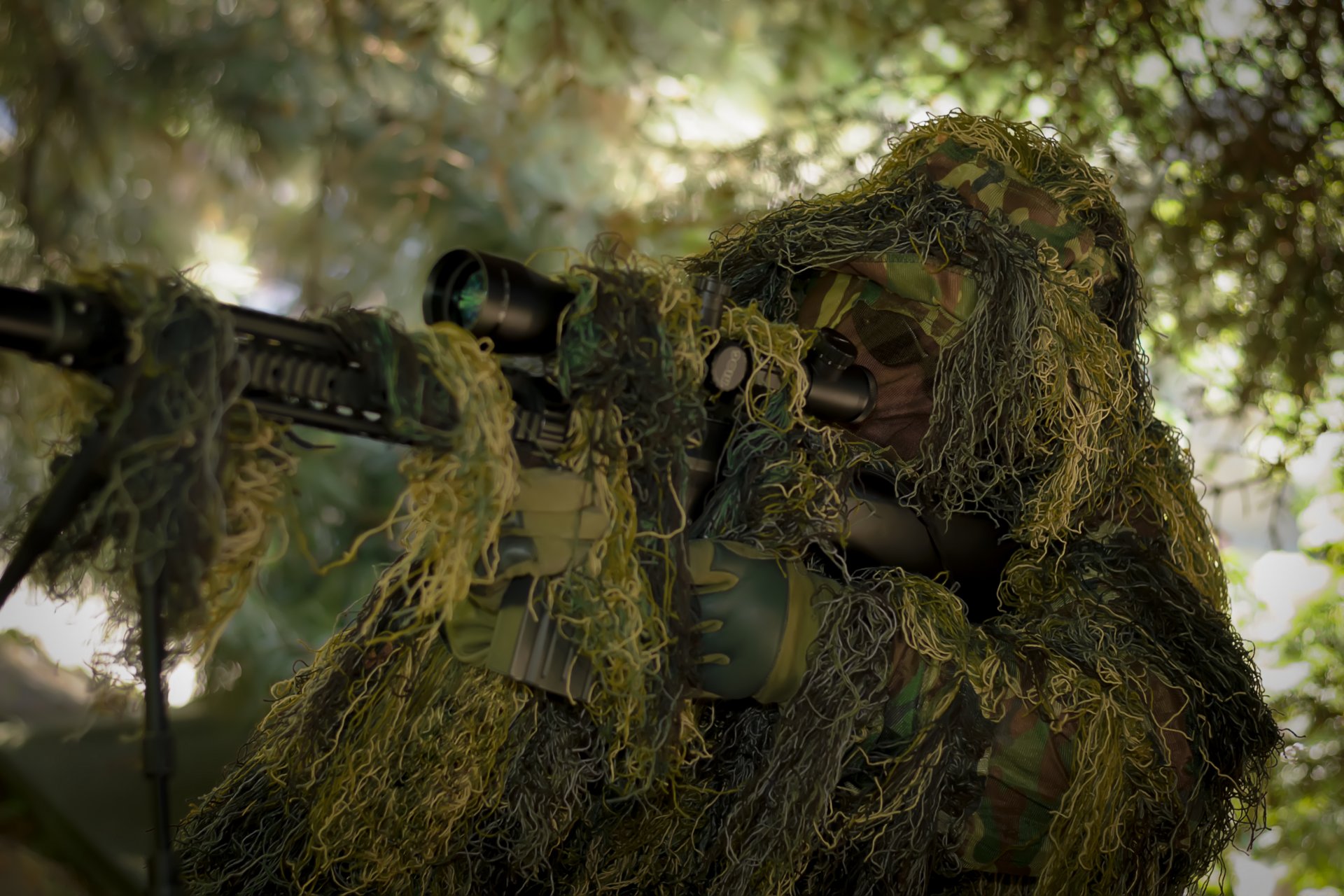 niper rifle optics camouflage