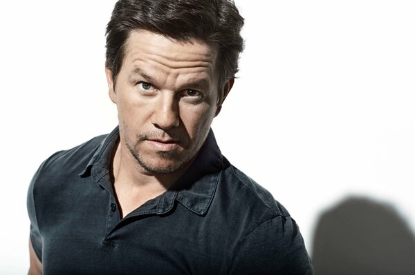 Mark Wahlberg in a black shirt