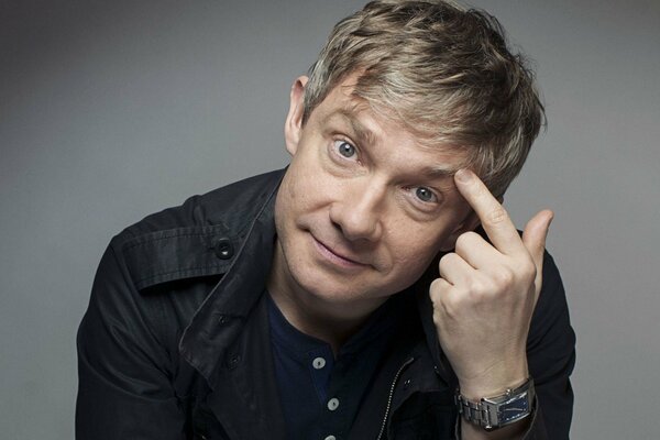 Martin Freeman, britischer Schauspieler beim Fotoshooting