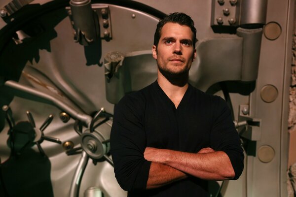 Sesión de fotos de Henry Cavill para el periódico