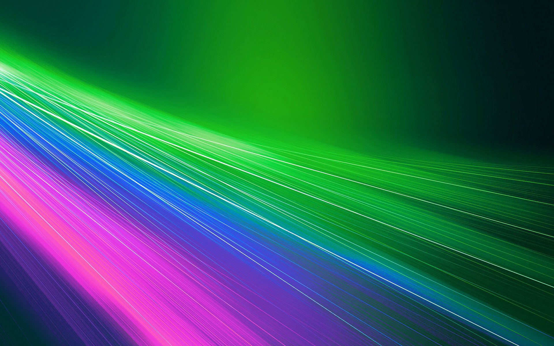 light arc rays bending color line