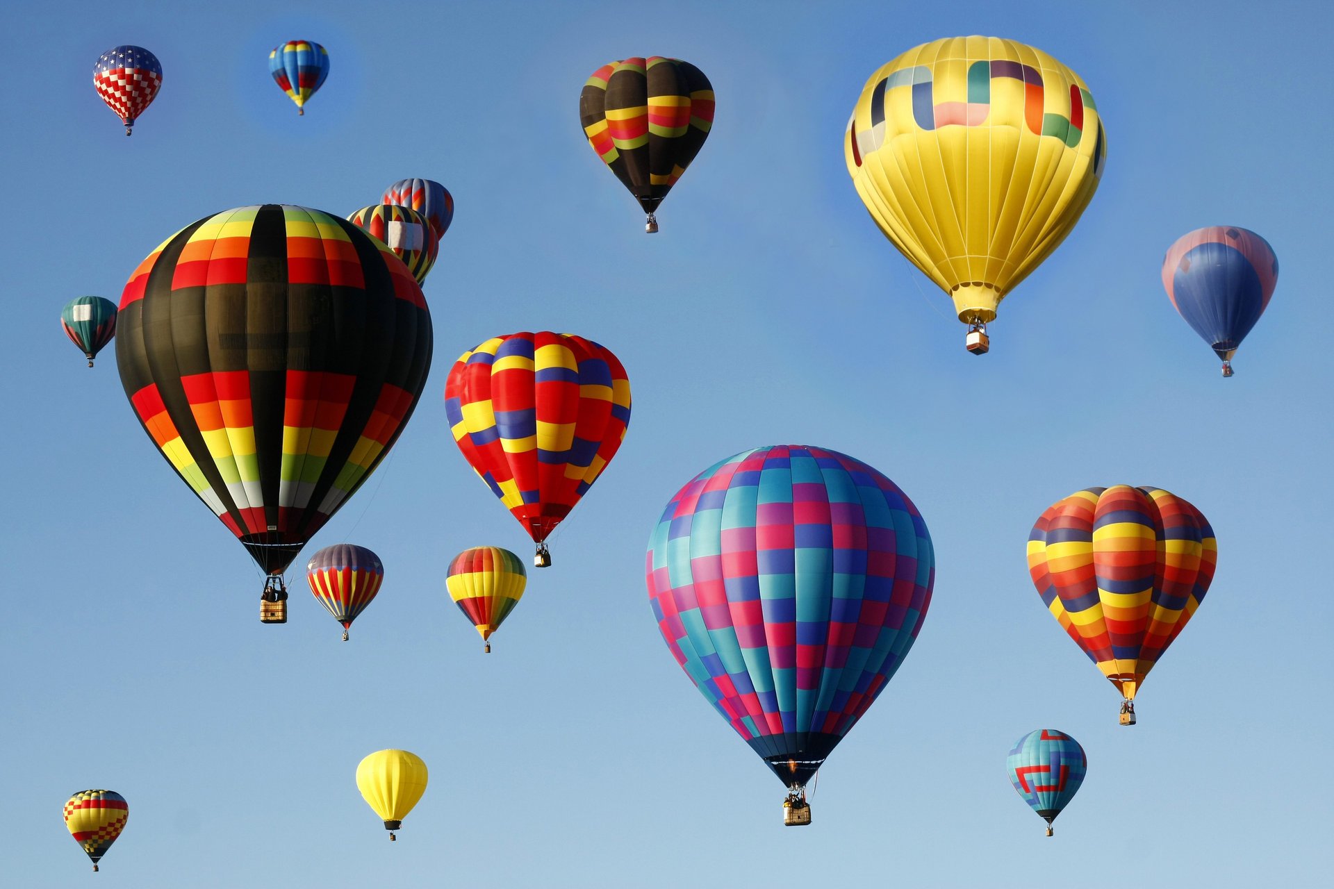 balloon parade basket flight the sky