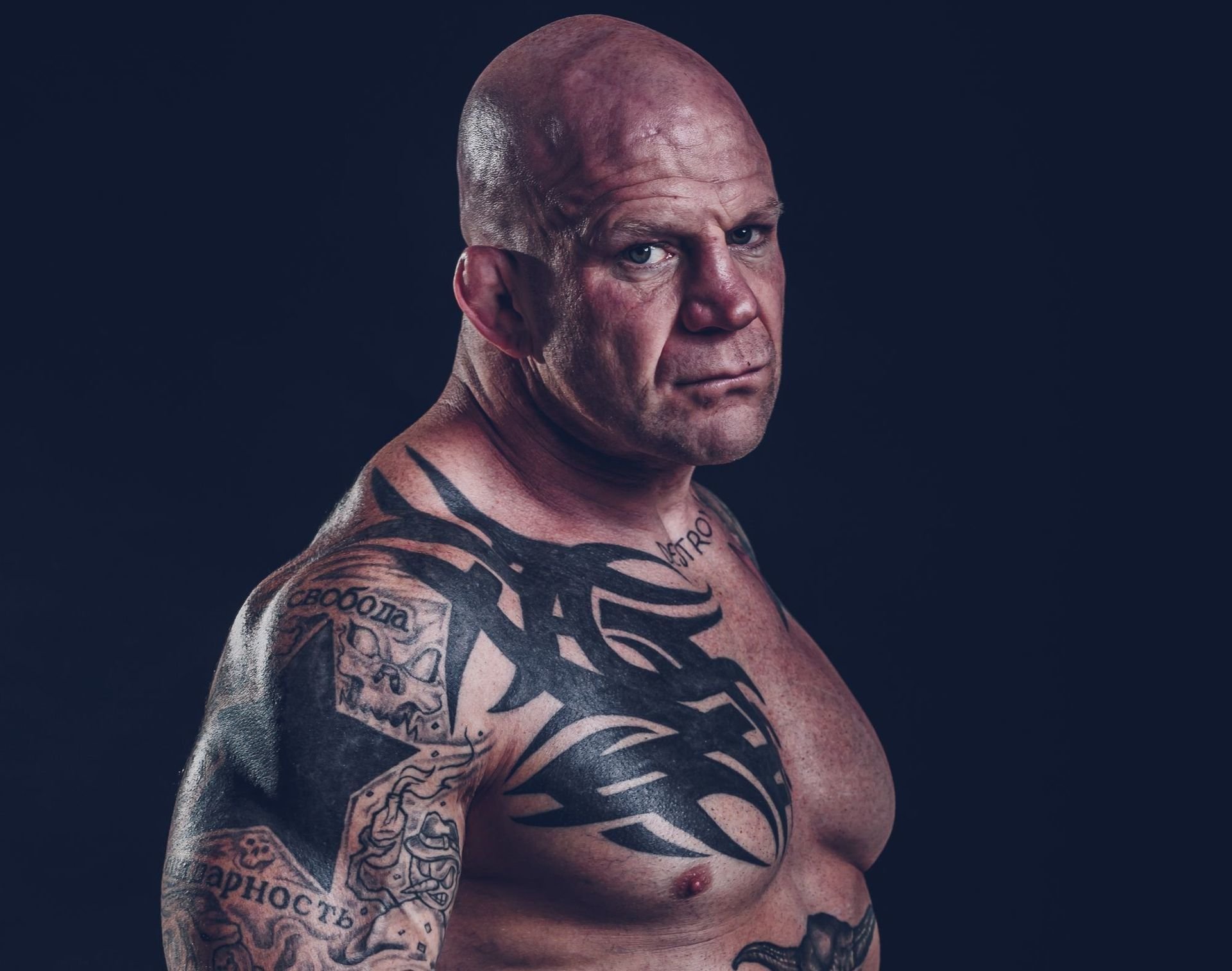 mma ufc jeff monson fighter the snowman tattoo tattoos muscles strikeforce