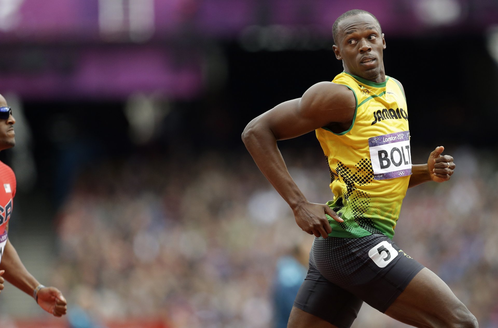 usain bolt jamaica velocidad uniforme atleta