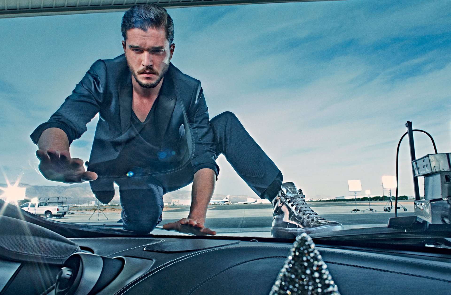 kit harrington kit harington sesión de fotos jimmy choo marca noviembre 2014