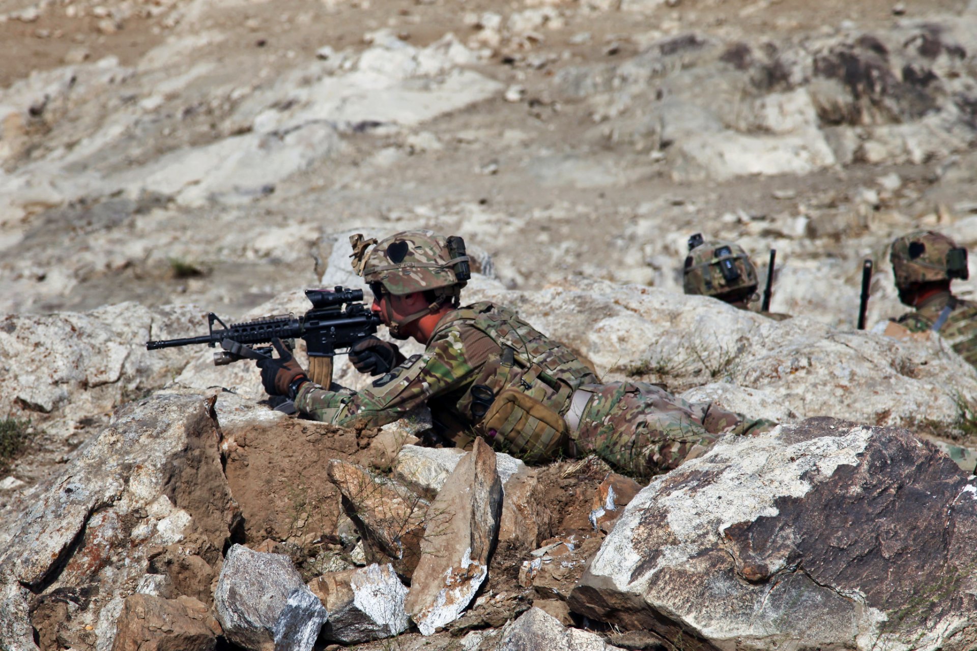 armée des états-unis soldats armes