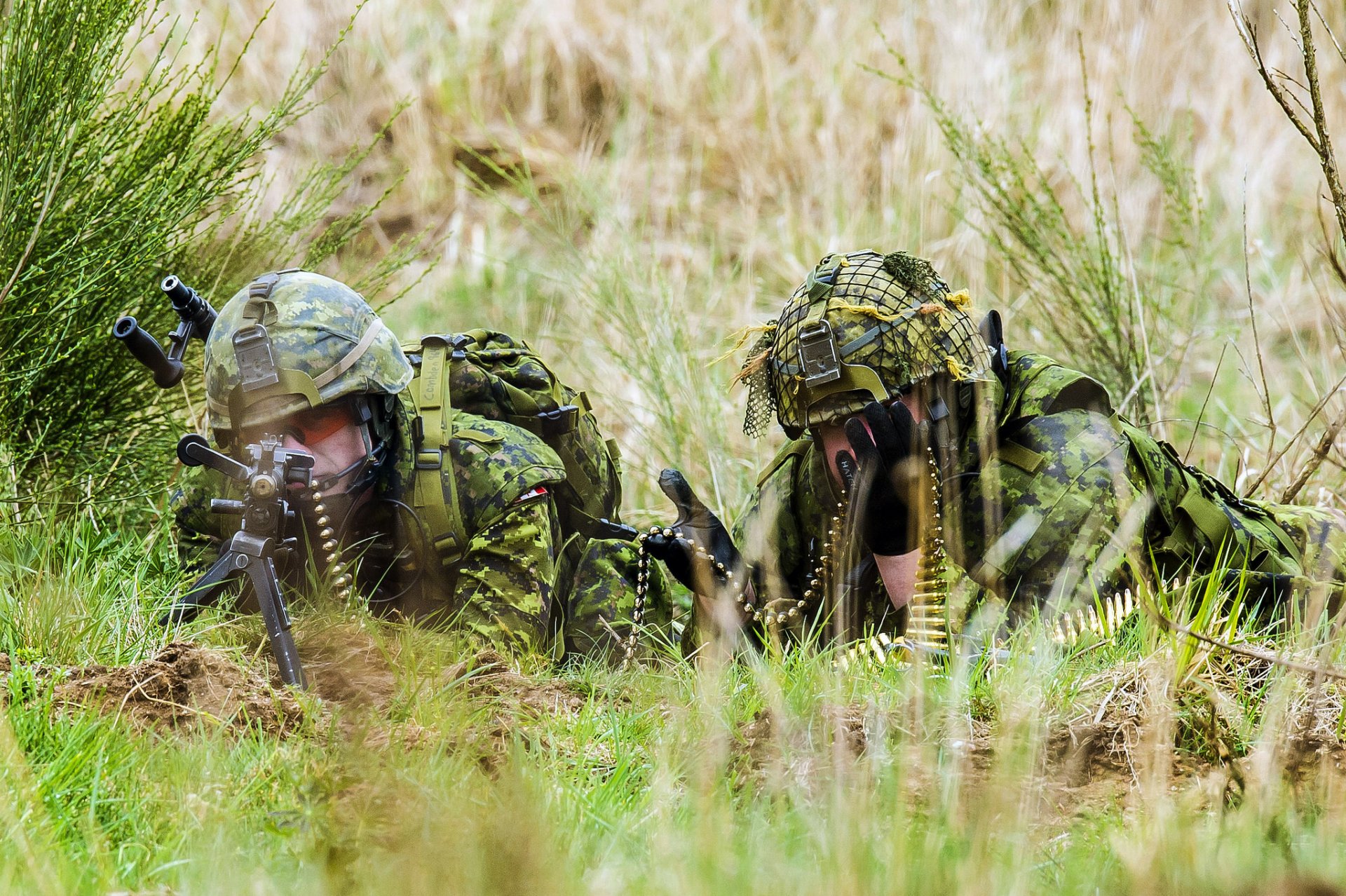 kanadische armee soldaten waffen