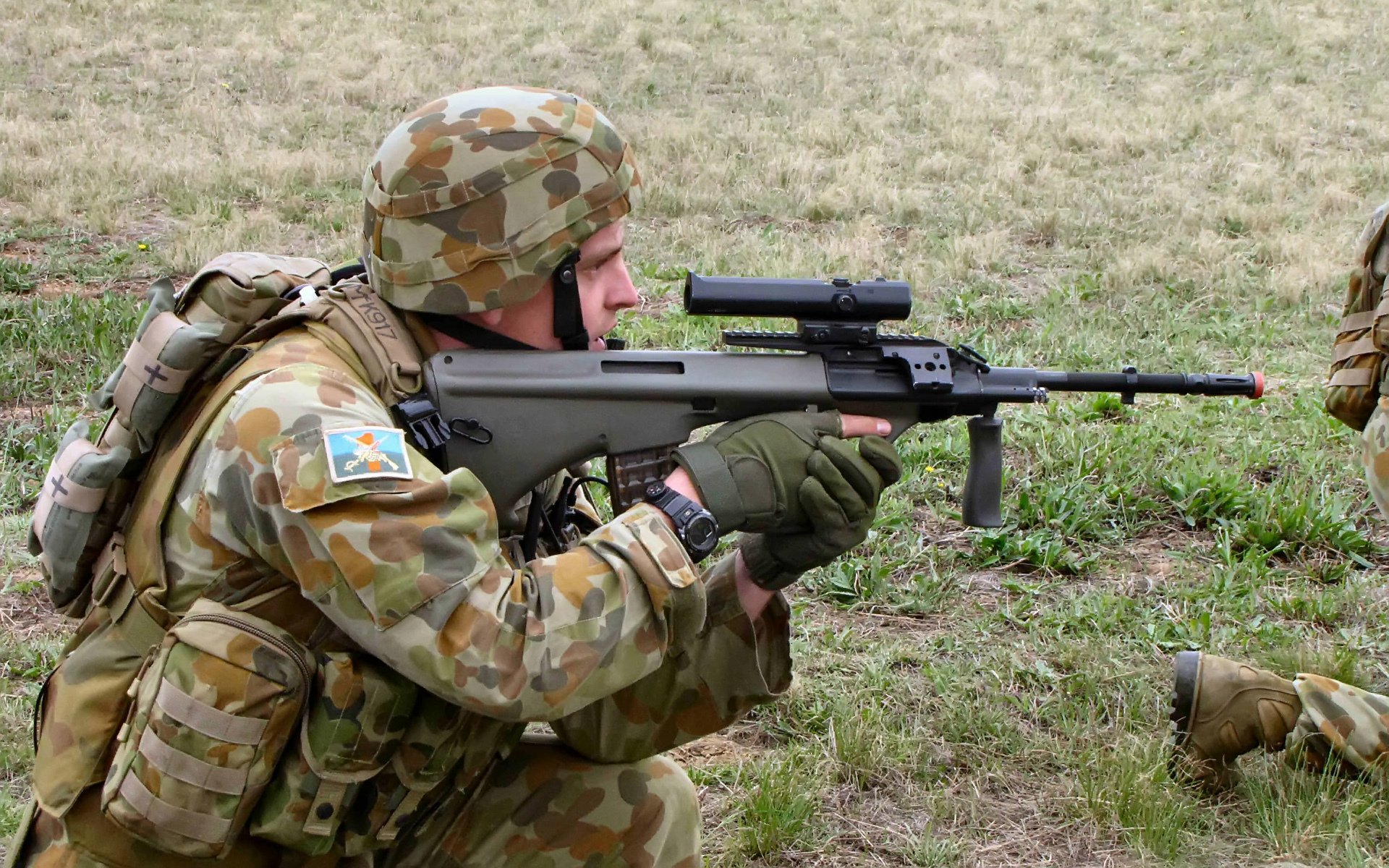 el ejército australiano soldado representa