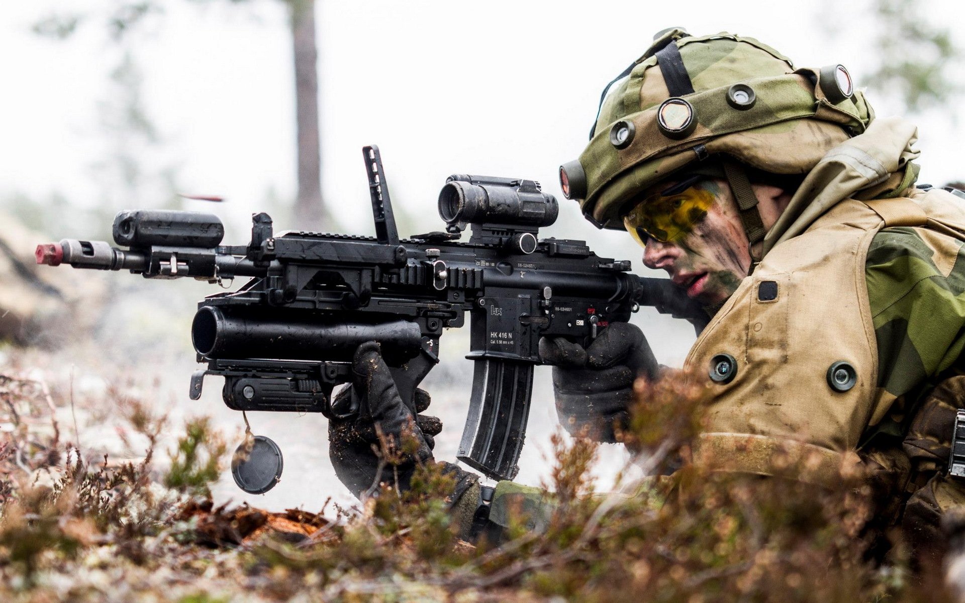 soldado armas ejército