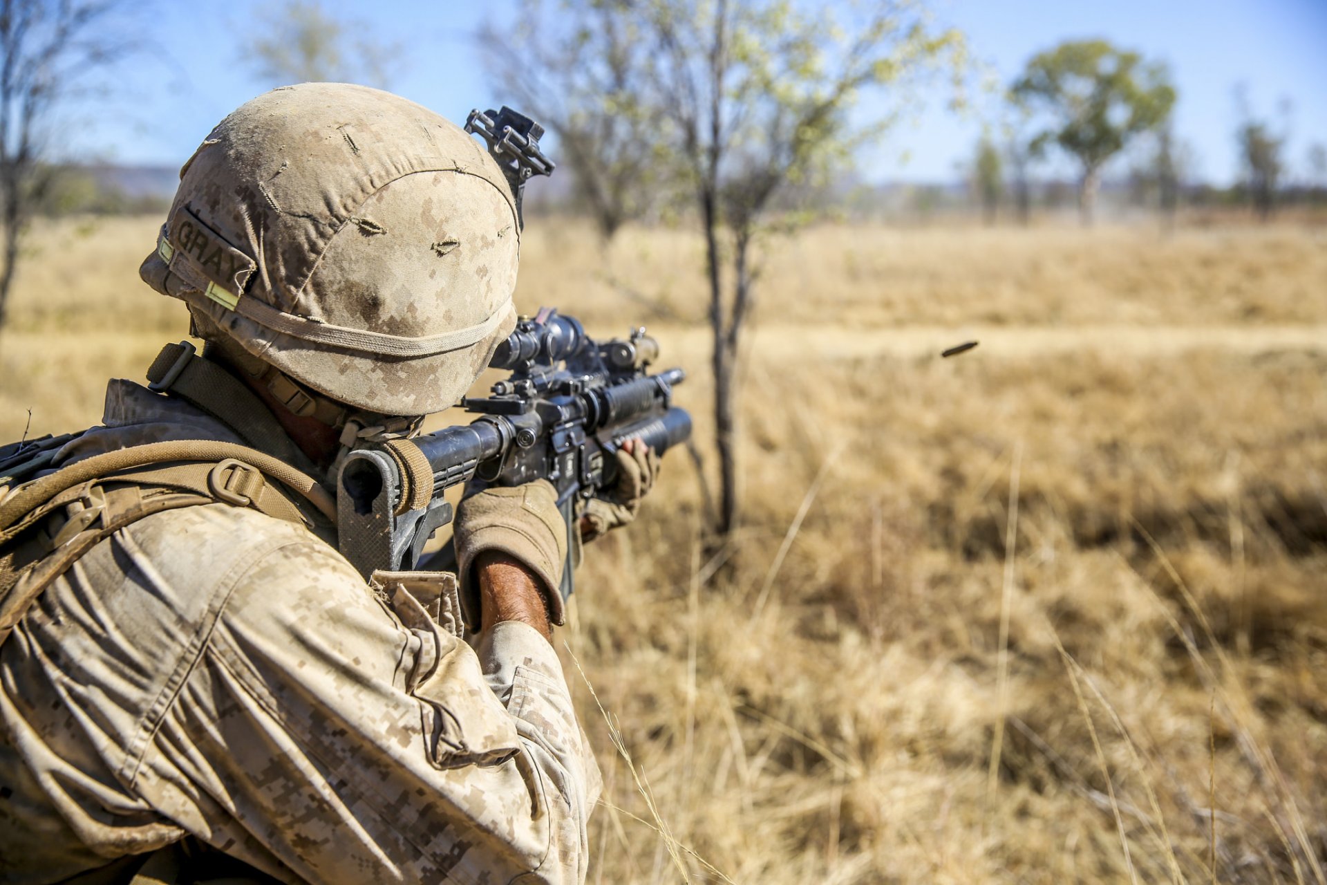 united states marine corps m16a4 men