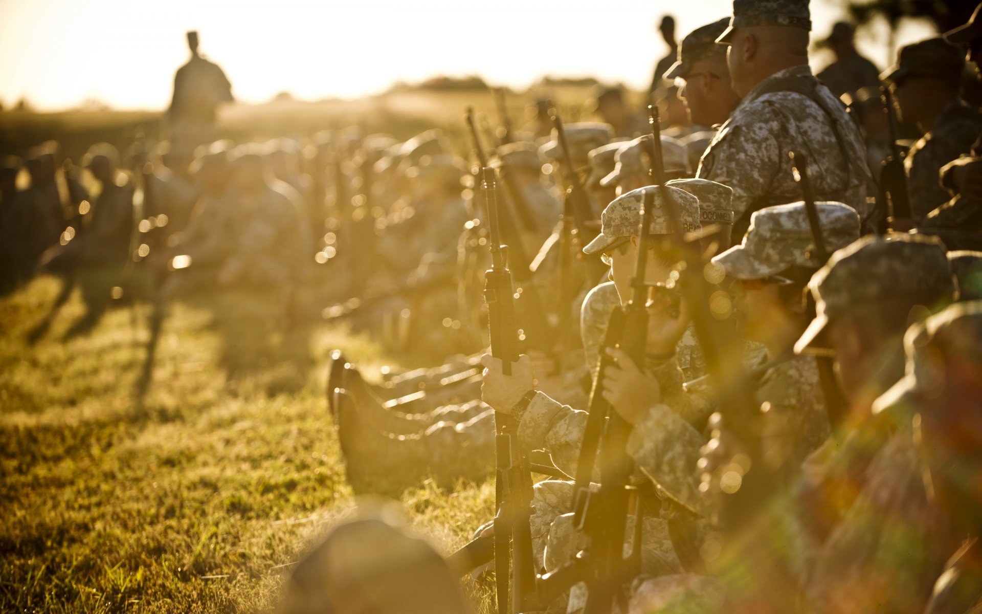 soldados ejército armas