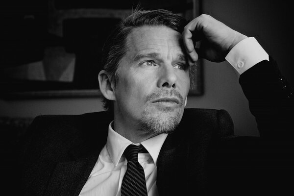 Retrato del actor Ethan Hawke