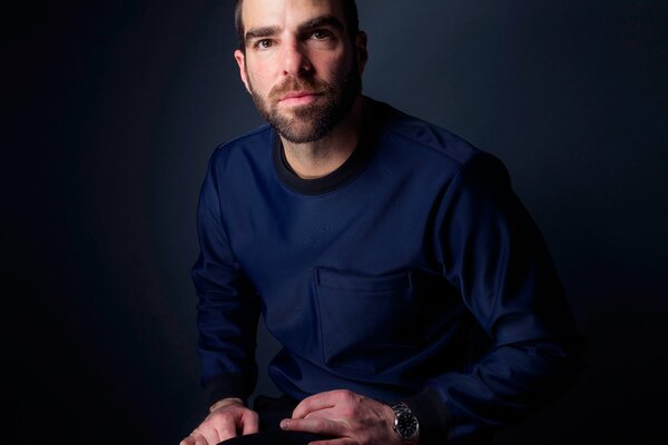 Zachary quinto en una sesión fotográfica para la película