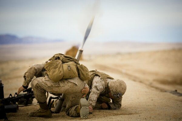 Soldats à l abri des balles