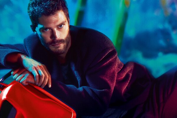 Fotoshooting des britischen Schauspielers Jamie Dornan