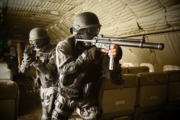 Spezialeinheiten in der Armee bei der Ausbildung