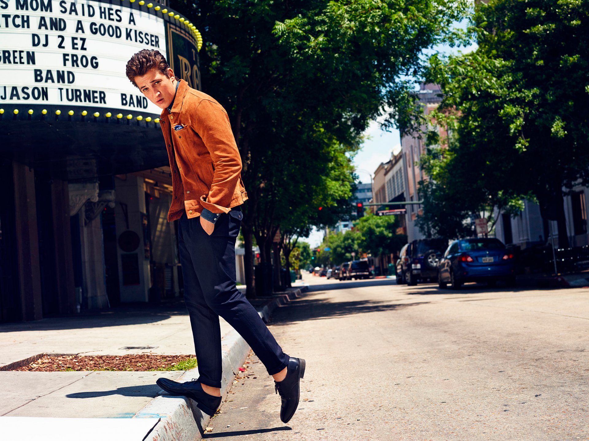 miles teller teller servizio fotografico gq