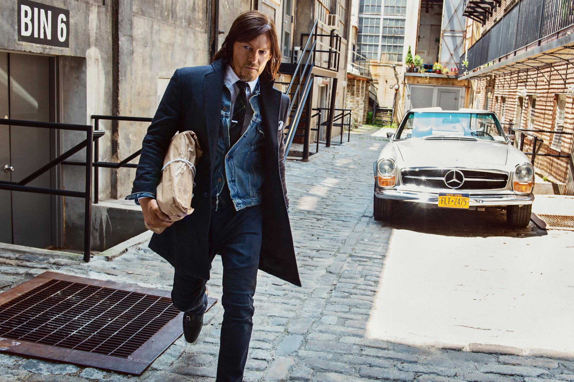 norman reedus servizio fotografico gq