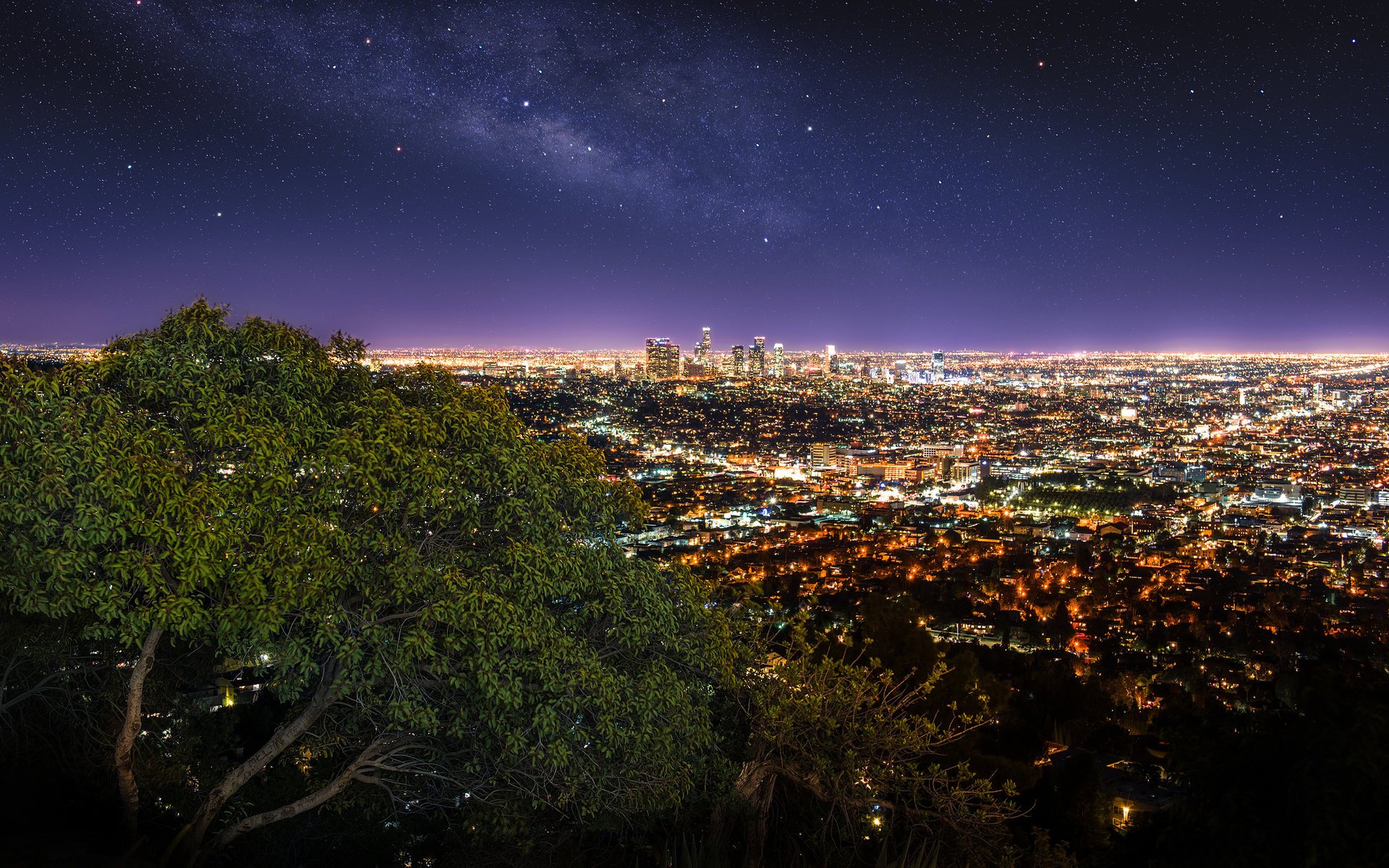 los angeles panorama luci photographer città