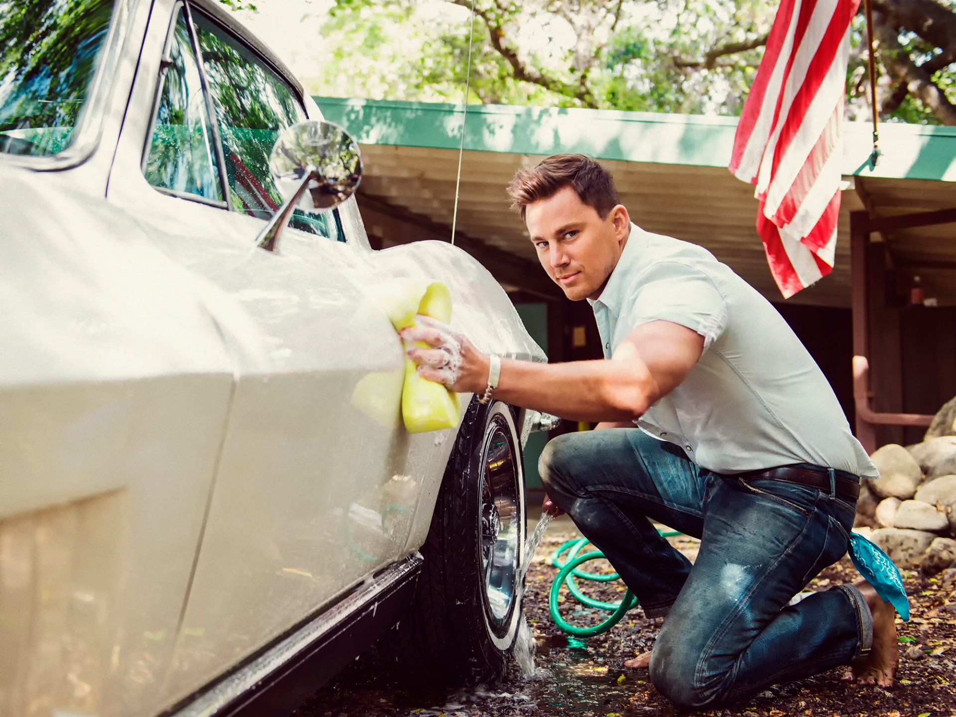 channing tatum servizio fotografico rivista gq