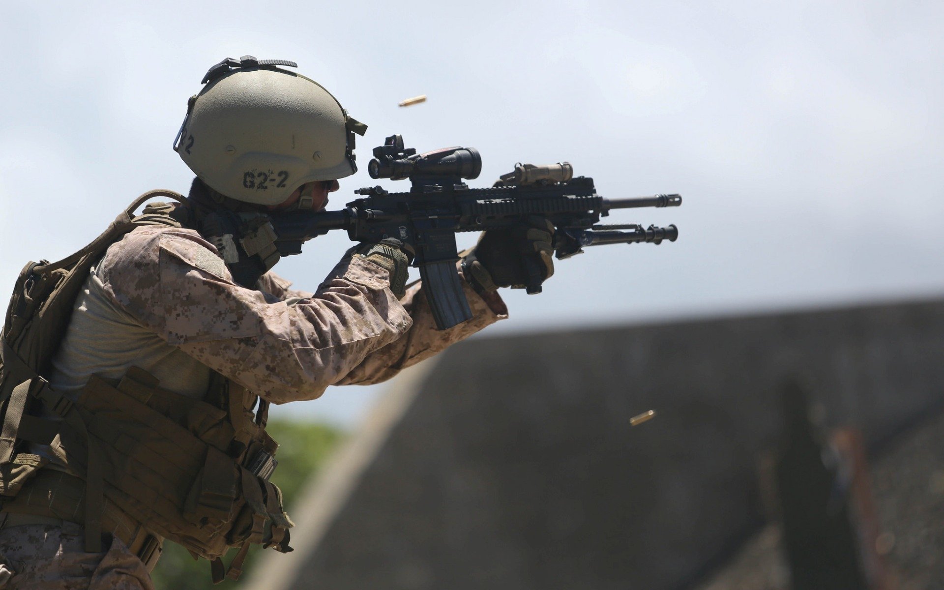 corpo dei marines degli stati uniti m16a4 soldato