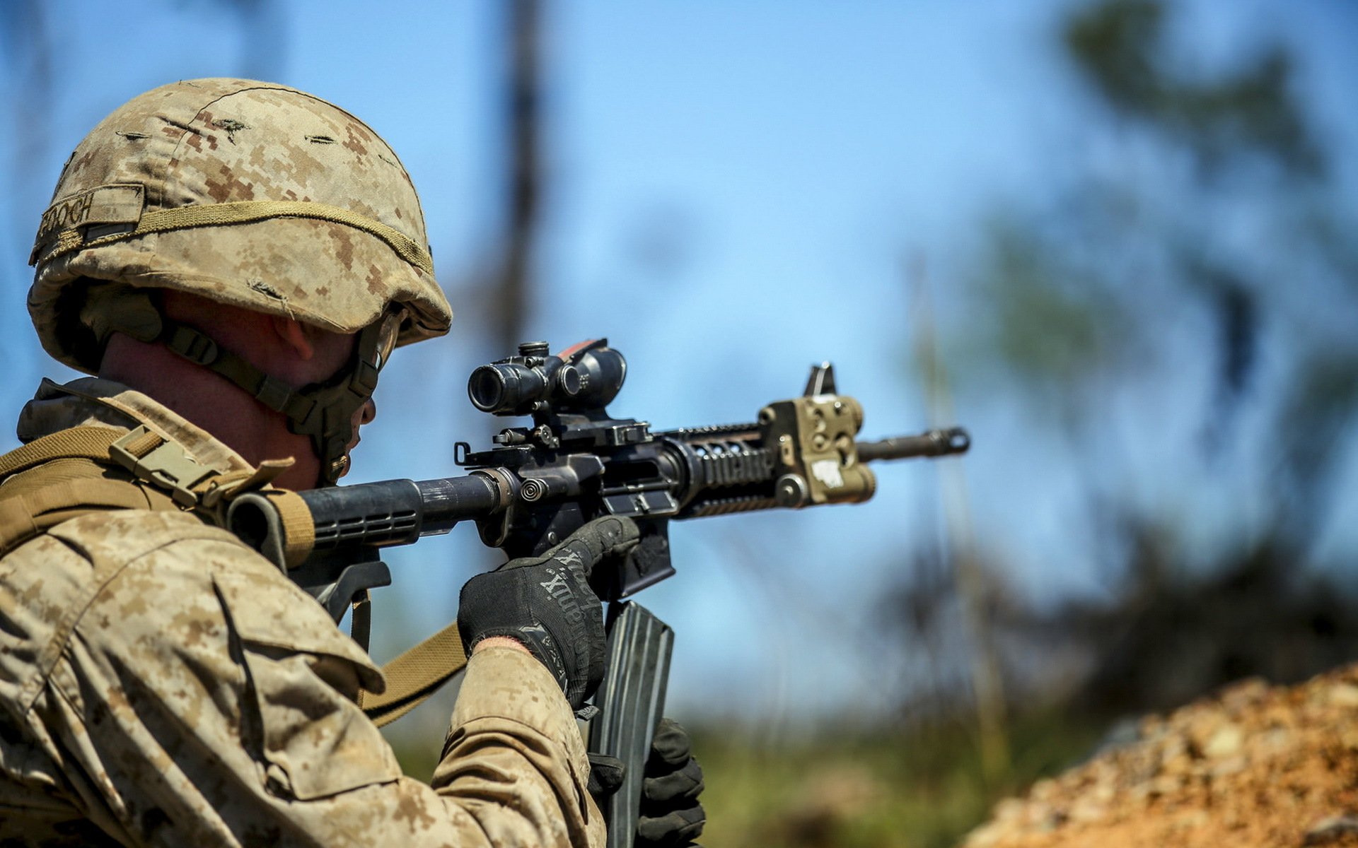 soldado armas ejército