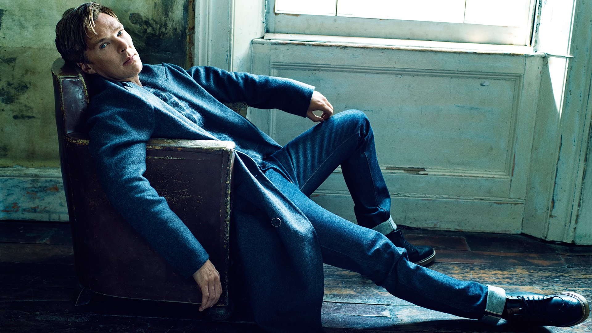 benedict cumberbatch servizio fotografico elle settembre 2014