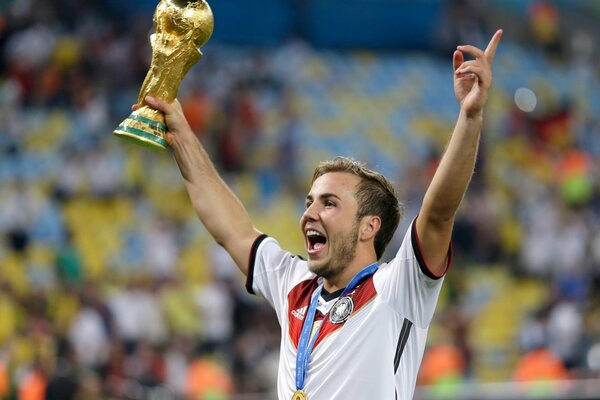 Victoria de Mario Götze en la selección alemana