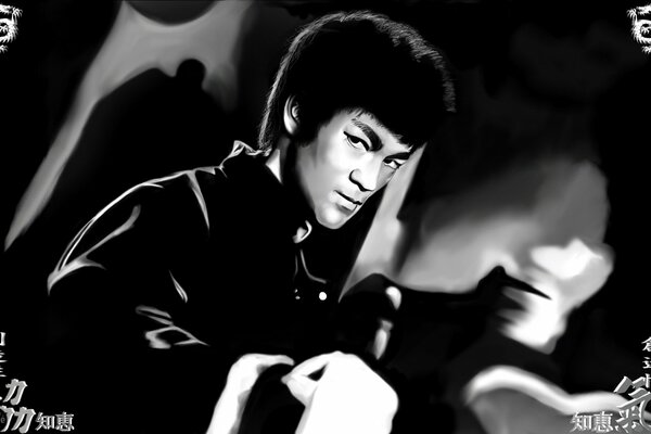 Leyenda de las artes marciales Bruce Lee