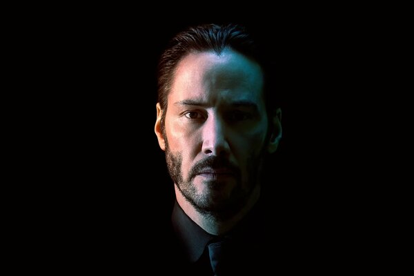 Ein mysteriöses Porträt von Keanu Reeves