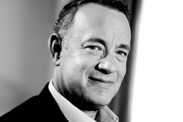 Retrato de Tom Hanks, ganador de dos premios Oscar